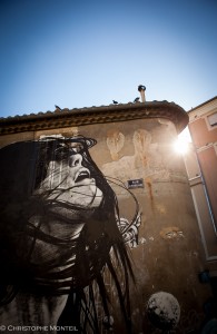 Dire, expo de ouf, nîmes Dire, fresque à l'Expo de Ouf, Nîmes 2015 (street art)